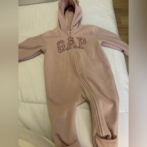 GAP Soft Pink Baby Hoodie
